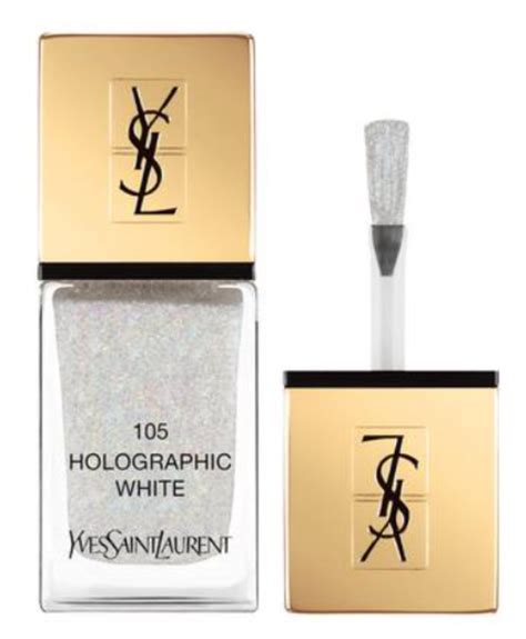 holographic white nail polish ysl|ysl nail polish.